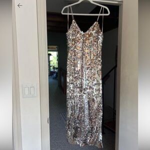 Zara Strappy Sequin Dress